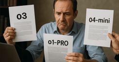 「新モデル祭り」の裏側―o3＆o4-miniを試して分かったけど…使えるのは結局“o1-pro”だった件